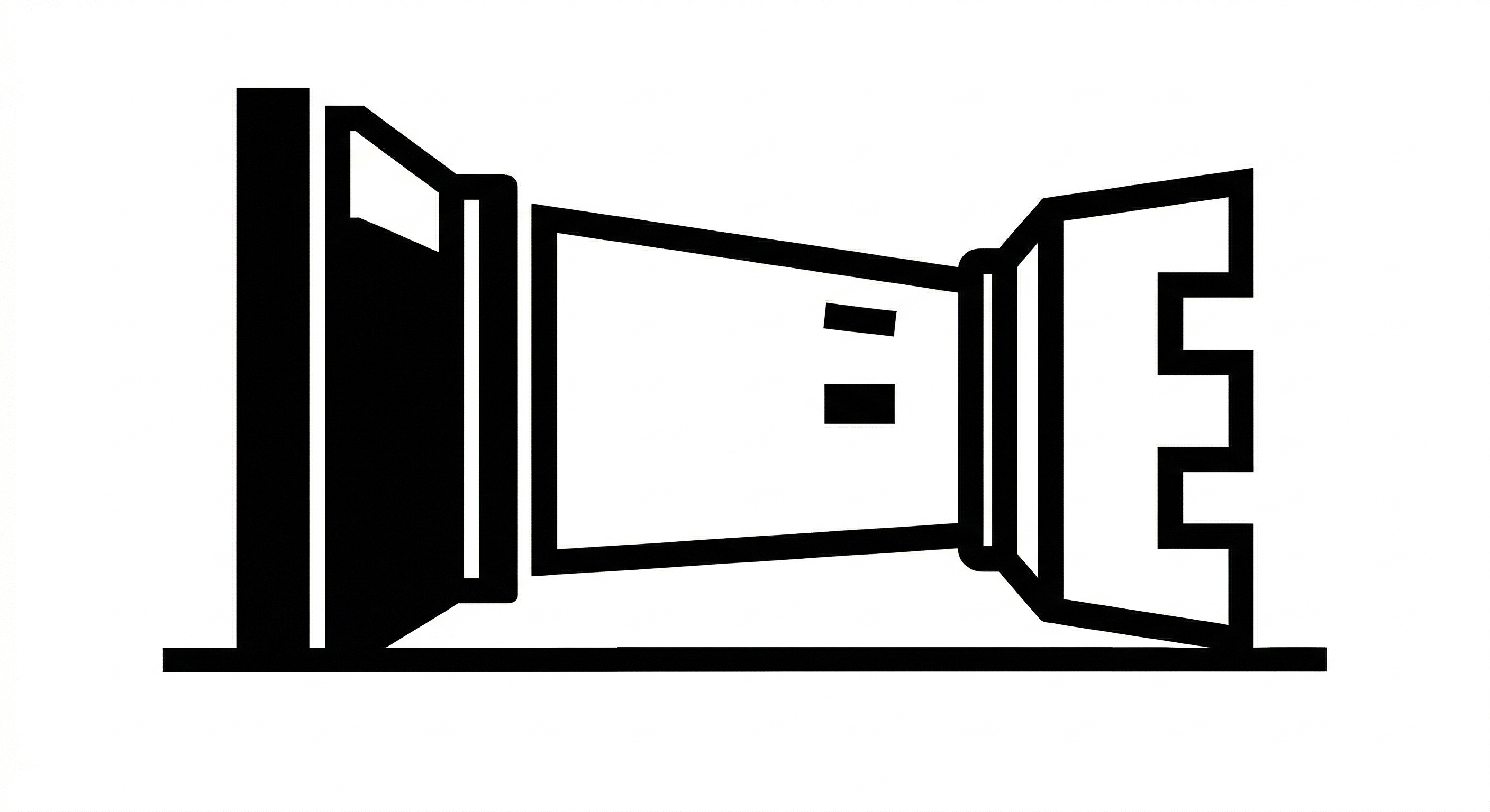 The authentic Spranger tipped rook: a black rook lying on its side, beneath the little red house.